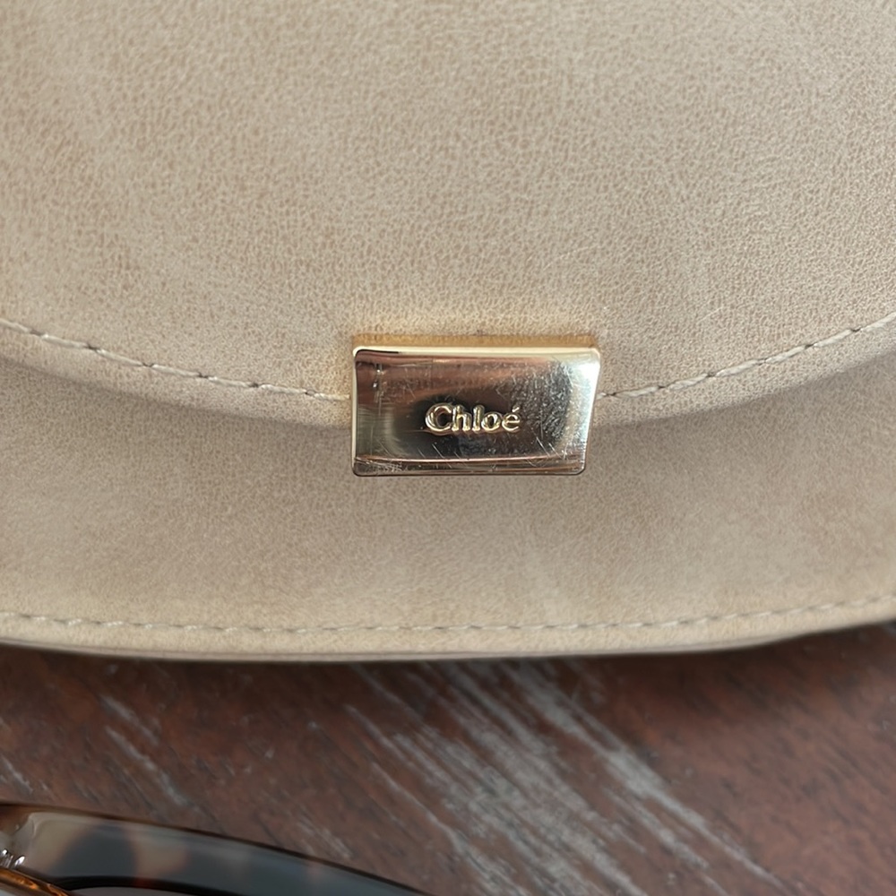 Chloe NWT CH0079S 001 Havana brown sunglasses with suede logo case and paperwork - Picture 3 of 16